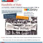 Image courtesy of J. Robin Hunt | Handbills of Hate, a panel discussion regarding the presence of white supremacists on Bainbridge in the early 1990s, as well as current local issues of racial equality, will be held at the Bainbridge Public Library at 7 p.m. Wednesday, Jan. 22.