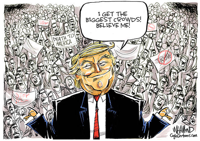 Trump’s 154th week in office | In cartoons