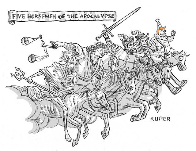 Trump’s 155th week in office | In cartoons