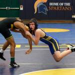 Spartan wrestlers falter in Senior Night doubleheader | Photo gallery