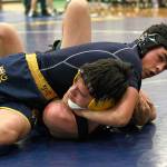 Spartan wrestlers falter in Senior Night doubleheader | Photo gallery