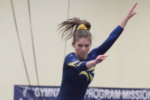 Bainbridge gymnasts dazzle on Senior Night