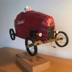 Photo courtesy of Chris Demarest | One of island artist Chris Demarests fanciful classic car caricatures. A sampling of the in-progress series is on display at the Bainbridge Public Library through March.