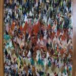 Image courtesy of Bainbridge Performing Arts | The mixed-media work of Thendara Kida-Gee, on display at the Bainbridge Performing Arts Gallery through March.