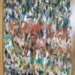 Image courtesy of Roby King Gallery | Four Square Aqua by Robert Schlegel, whose work is on display at downtown Winslows Roby King Galleries through March.                                 Image courtesy of Jeffrey Moose Gallery | Isnt It Clear? by Evy Olsen Halvorsen, subject of this months featured exhibition at Jeffrey Moose Gallery.                                 Image courtesy of Bainbridge Performing Arts | The mixed-media work of Thendara Kida-Gee, on display at the Bainbridge Performing Arts Gallery through March.