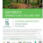 Image courtesy of Douglas Crist | Our Forests: Bainbridge Island and the Climate Crisis is the focus of the 17th Association of Bainbridge Communities Environmental Conference, to be held from 12:30 to 4:30 p.m. Sunday, March 15 at IslandWood.