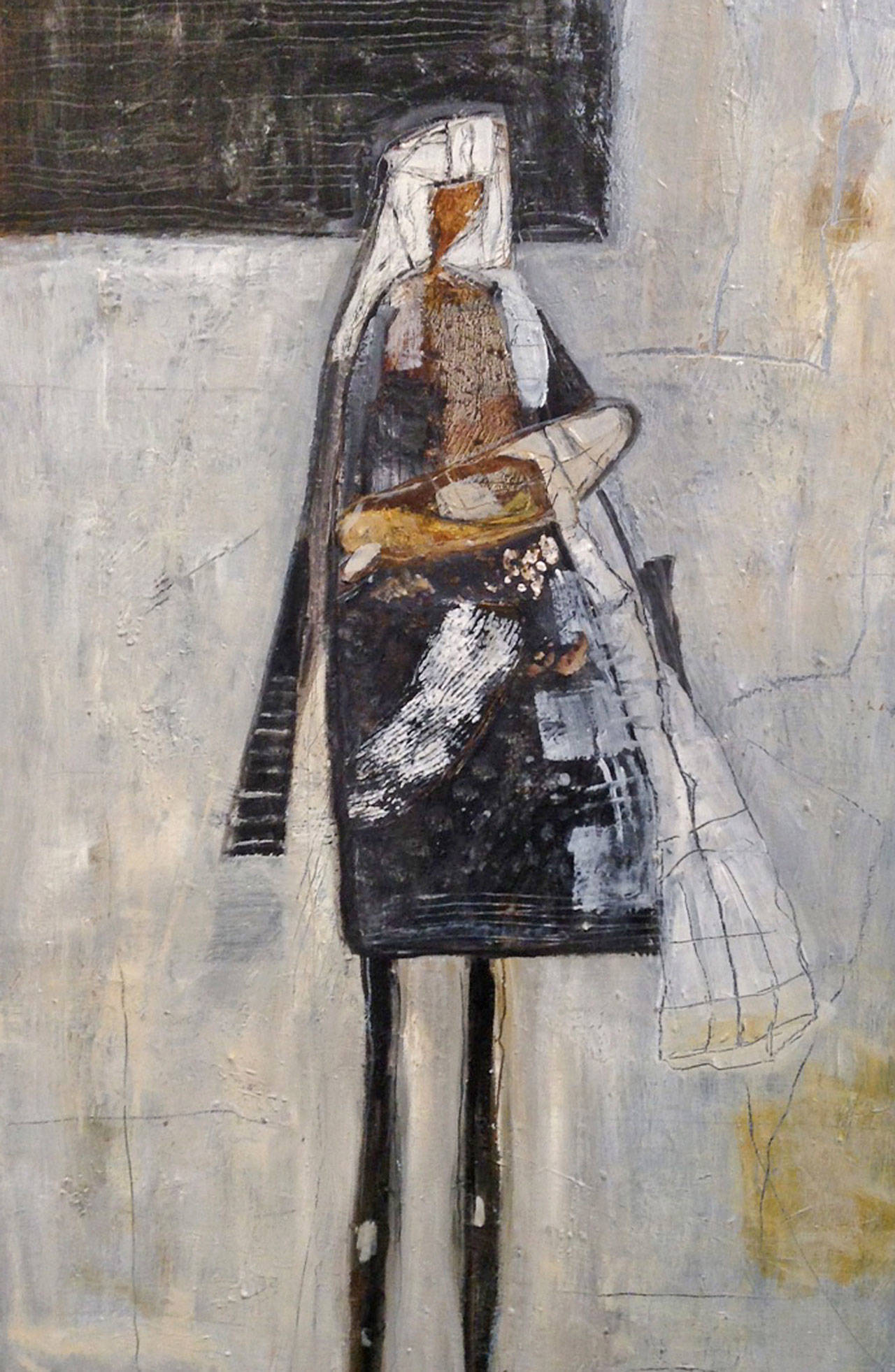 The Presence of Grace (acrylic on canvas) by artist Corinne Carbone. (Image courtesy of The Island Gallery)