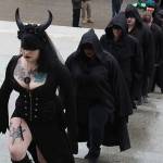 Amid pious protesters, Satanists conduct a ritual on the Capitol steps | 2020 Legislative Session