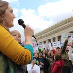 Scores of people show up in protest over Legislature’s sex education directive | 2020 Legislative Session