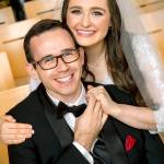 Carolyn M. Milander and Cody L. Hunter exchanged vows in a double-ring wedding ceremony at Grace Episcopal Church.