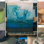 Darrell Anderson leads an art workshop on Zoom for the Winslow Art Center Studio Gallery. (Image courtesy of Winslow Art Center Studio Gallery Artist)