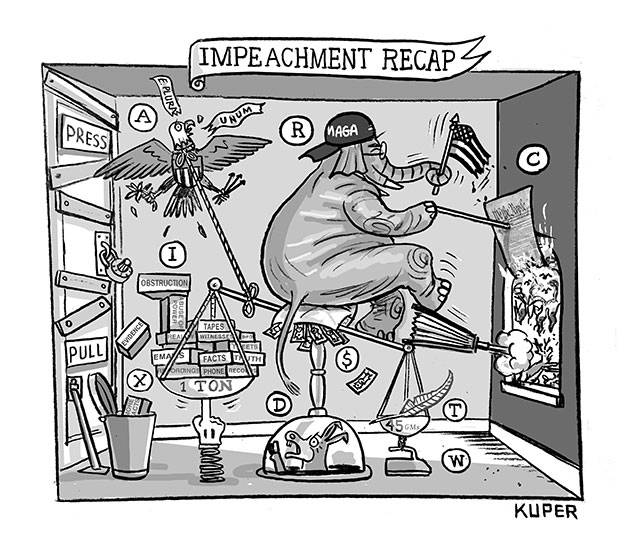 Trump’s 158th week in office | In cartoons