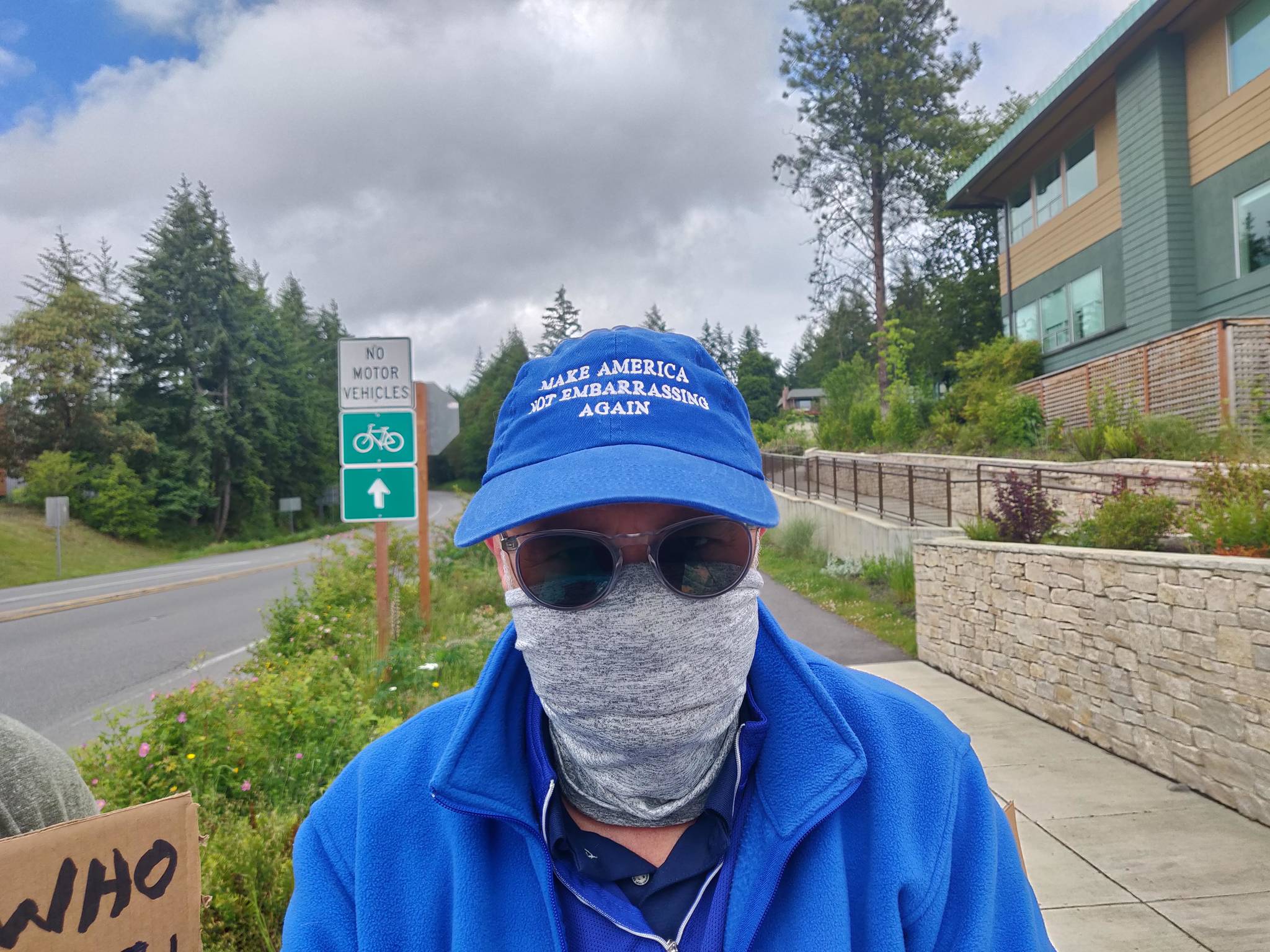 Protestors rally in Winslow in wake of Minneapolis killing