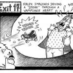 An excellent exit: Island cartoonist crafts funny frames worth the trip