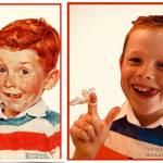 Photo courtesy of Jill Queen<strong></strong>                                Garza created his own version of Norman Rockwells Boy with String.