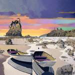 Icons visiting art gallery in Poulsbo, well, sort of