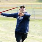 Mark Krulish | Bainbridge Island ReviewKingston resident Jon Claymore is hoping to win the World Masters Virtual Challenge javelin competition in his age group.