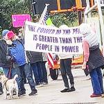 Women's group protests Supreme Court nominee. Holly Brewer courtesy photos