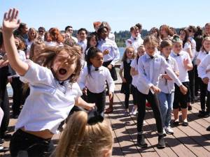 Helping kids is one of the Bainbridge Community Foundation's main missions. Photos courtesy of the foundation