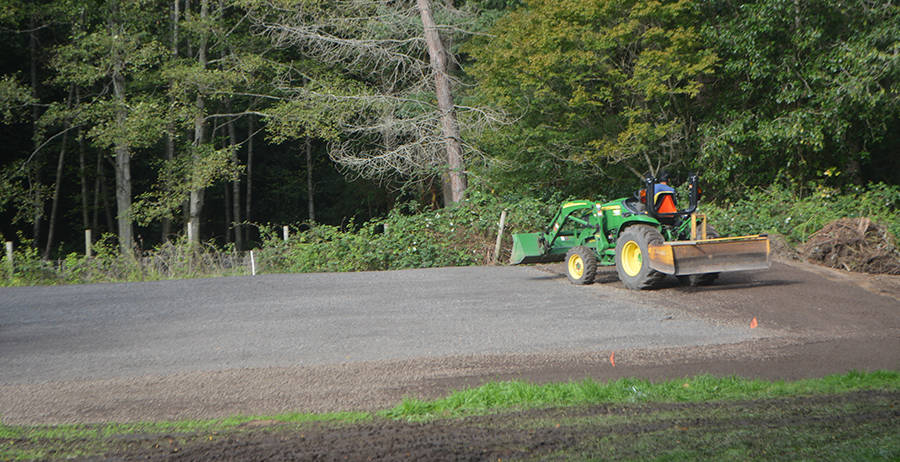 More stalls are going to be built on this site in the future.