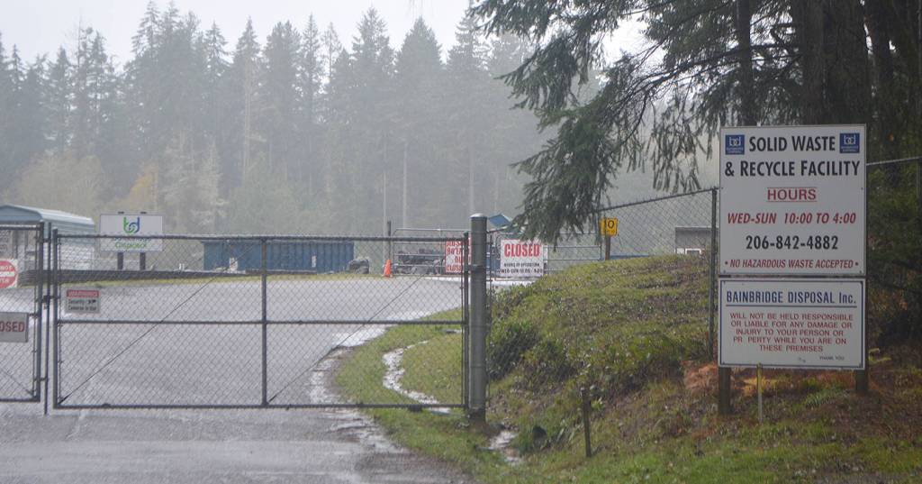 This transfer station is another site that has been mentioned for a possible composting facility.