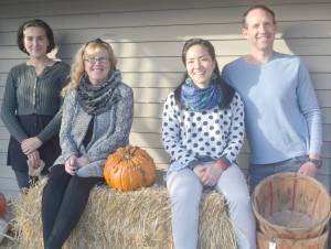 Zutto employees Callie Shoemaker and Kim Wilson, along with owners Hiromi Yoshinaga and Zeb Whitehead. Steve Powell/Bainbridge Island Review photographs