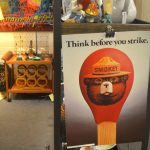 Smokey Bear is in one of the displays.