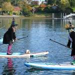 25 witches were seen on Eagle Harbor on Halloween. Dinah Satterwhite/Courtesy photo