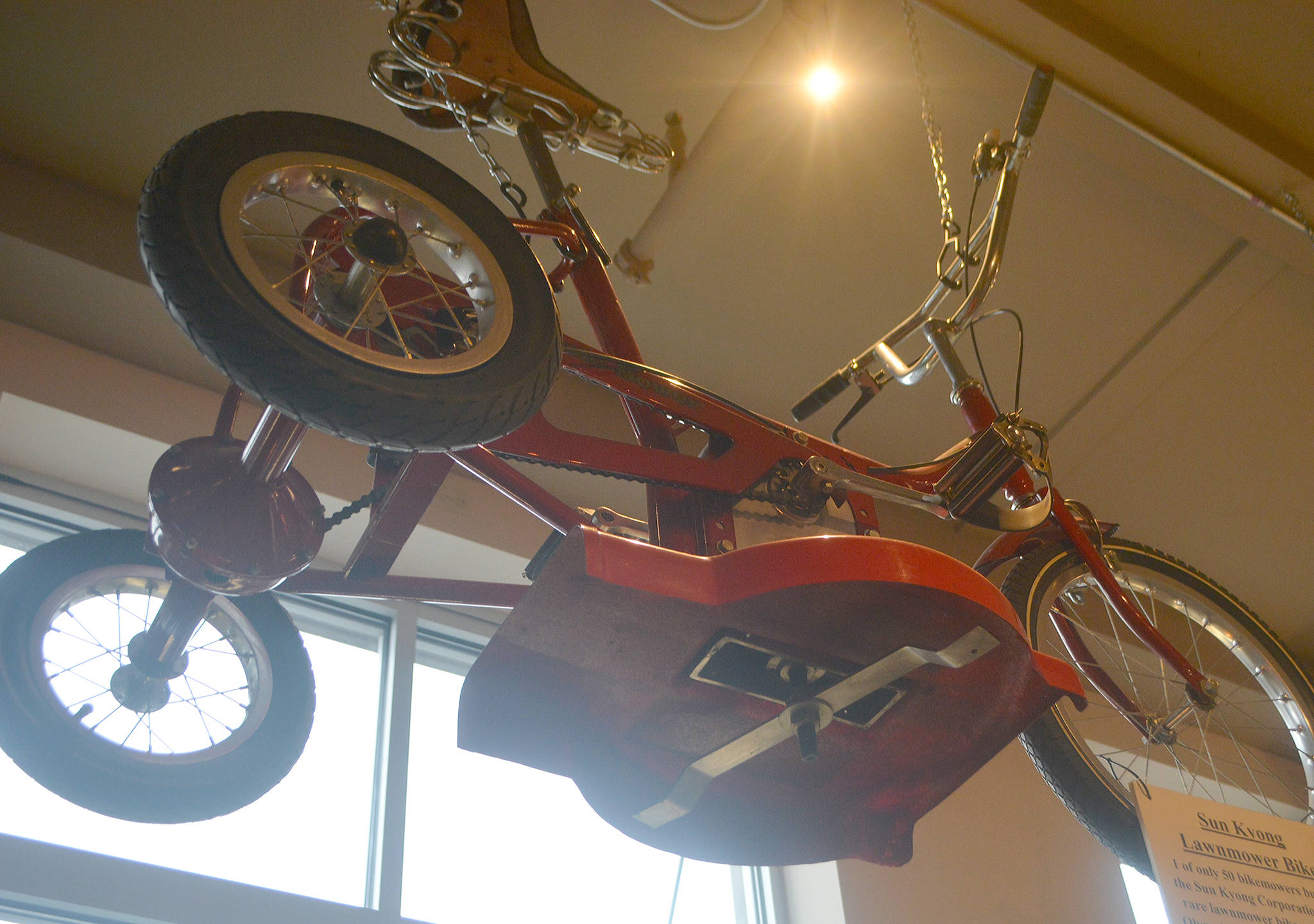 This bikemower is one of only 50 made by Sun Kyong.