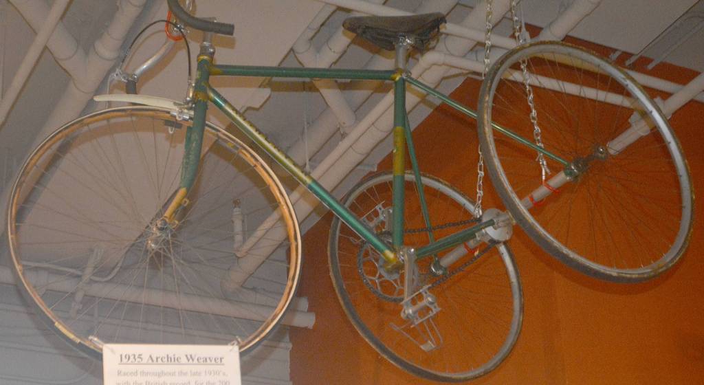 This adult trike set a record in a 200-mile race in 1935.