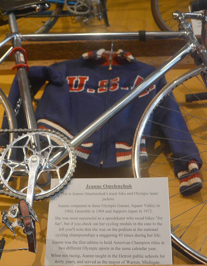 Jeanne Omelenchuk was a speed skater in three Olympics, but she also was a standout bicyclists even though she did it just for fun.
