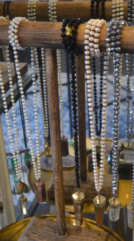 Adorn makes its own jewelry and sells it for from $18 to $150.