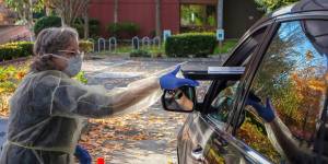 The COVID-19 test site in Bainbridge Island is adding slots so more people can take part. Courtesy photo