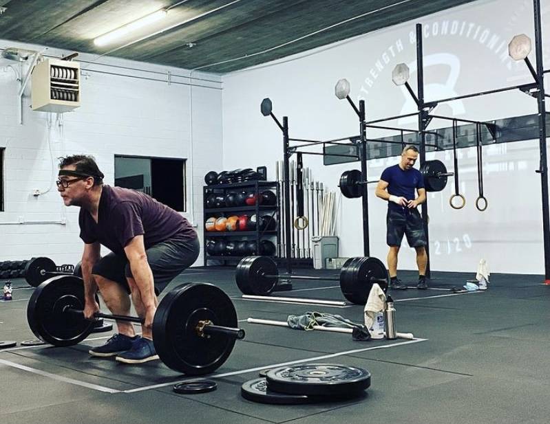 Once the gym was obtained, members were able to workout in it for about a month before another COVID closure.