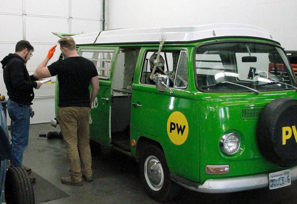 Turning gas-powered vehicles into electric-powered ones is making EV Works a popular spot on environmentally friendly Bainbridge Island.