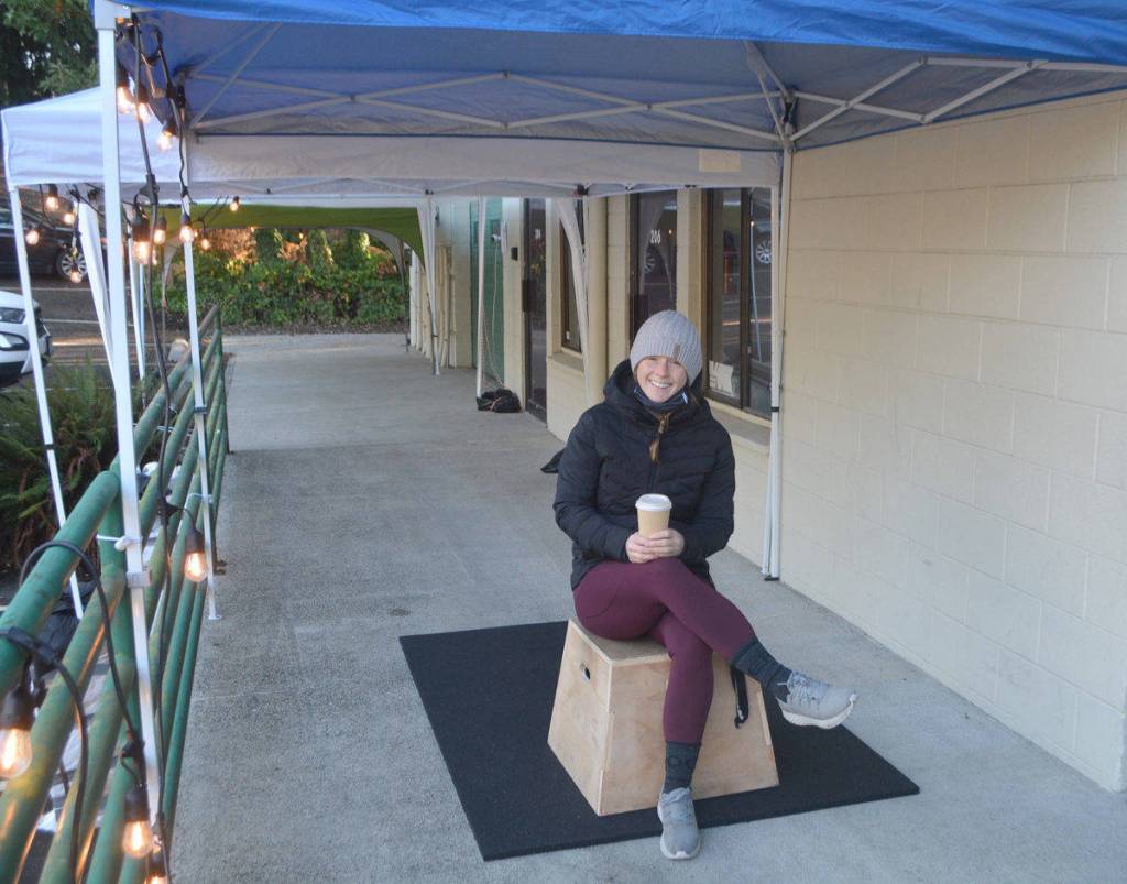 Workout gyms were just one type of business struggling to stay open under COVID-19 restrictions. But Bethanee Randles kept her new gym open by putting up tents so workouts could take place outside.