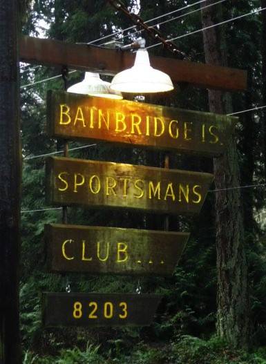 The sign leading to the facility.