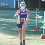 North Kitsap freshman Ingrid Burchill finishes first among her teammates. (Mark Krulish/Kitsap News Group)