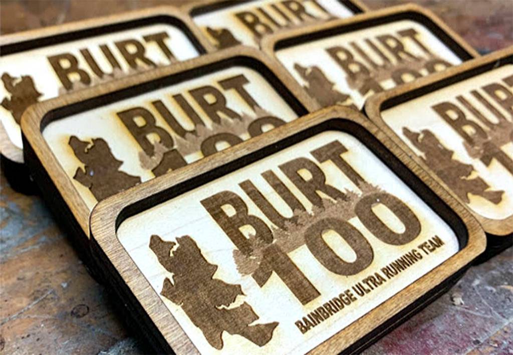 Belt buckles for the winners. Courtesy photo