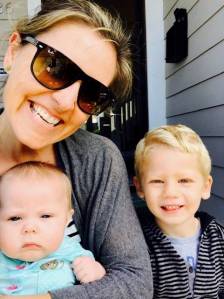 Erin Quick and her two adopted children. Courtesy photos