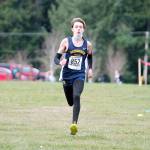 Aaron Ramirez was the first runner across the finish line as the Spartan boys swept the top five spots. (Mark Krulish/Kitsap News Group)