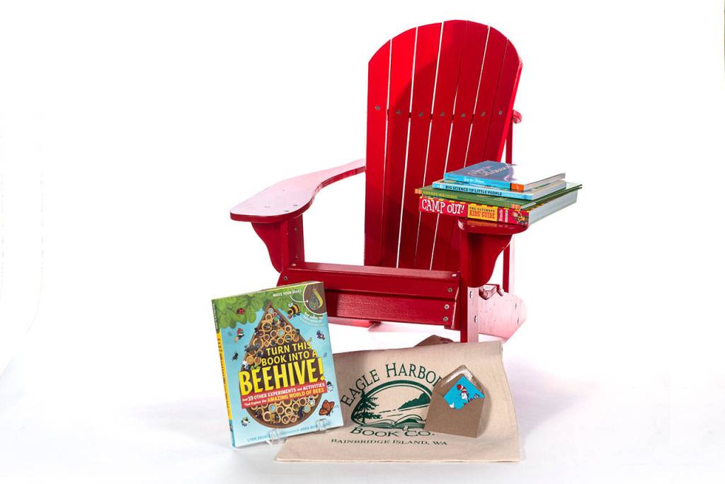A child-sized Adirondack chair will be offered at BARNs auction.