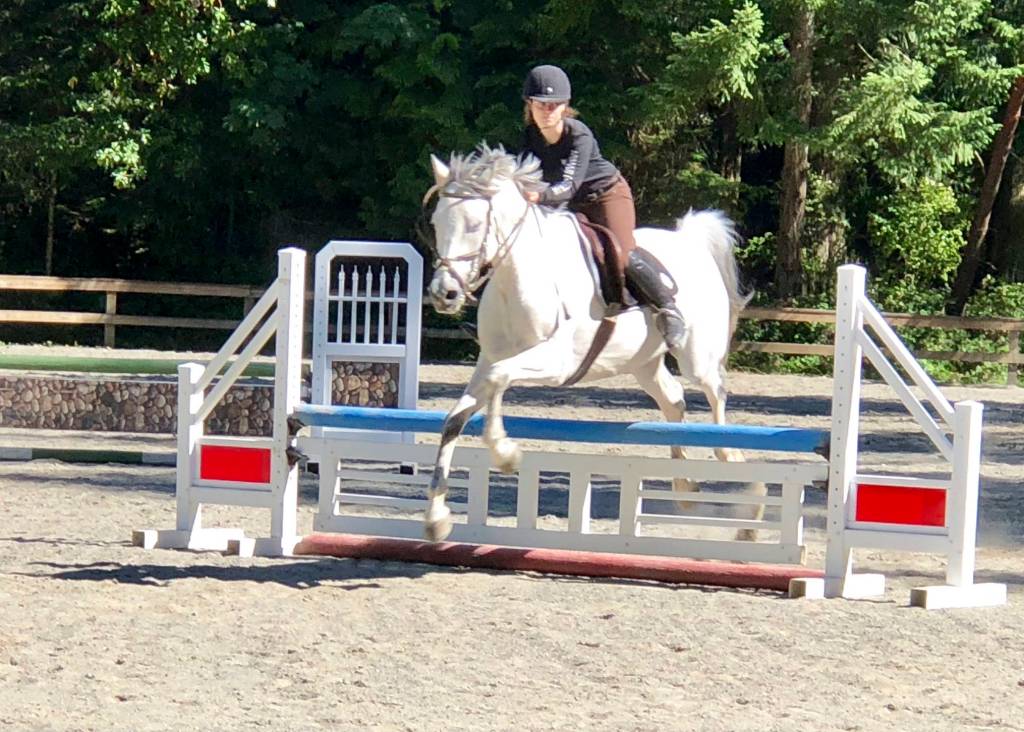 Pam Knudsen/Courtesy photo
Horses and riders big and small like competing in the jumping events.