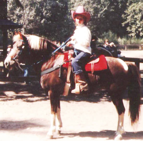 Little Melissa Davis started participating in the events at the Saddle Club in 1983. Melissa Davis/Courtesy photo