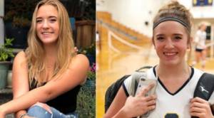 Courtesy photos
Hannah portrait and in her volleyball uniform.