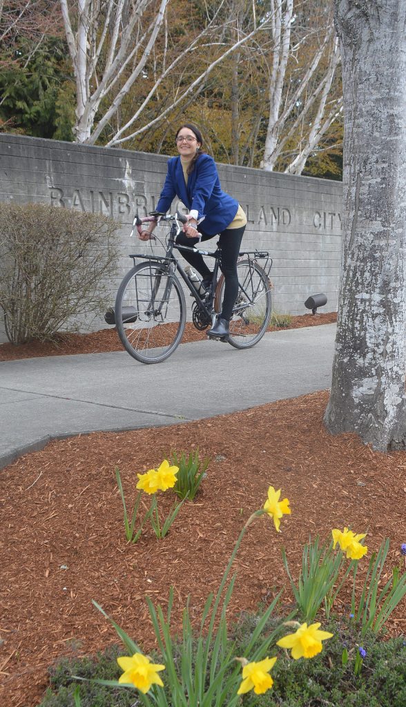 Rasham Nassar still has the bicycle she rode through 27 countries years ago.