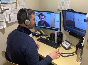 Rhys Haydon, a family medicine advanced registered nurse practitioner based in Port Orchard, says virtual visits are the favorite part of his workday. (Virginia Mason Franciscan Health photo)