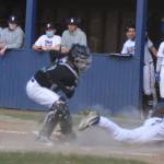 Thrown out at home. Steve Powell/Bainbridge Island Review photos