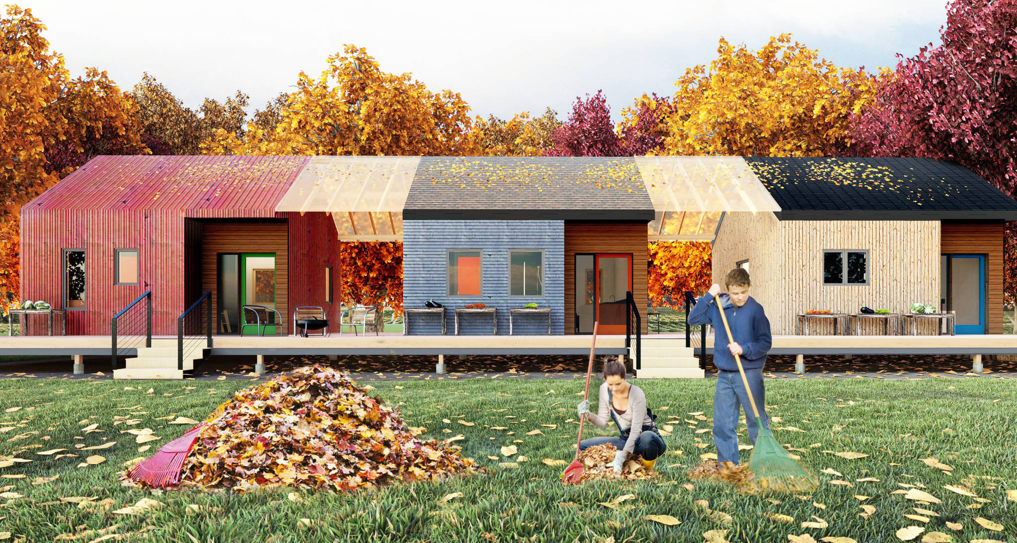 Artist rendition of affordable housing project. Courtesy Photo