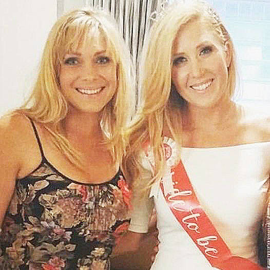 Krista and younger sister Lu.